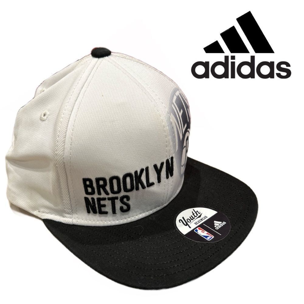 Adidas Brooklyn Nets Youth Adjustable Headwear Hat